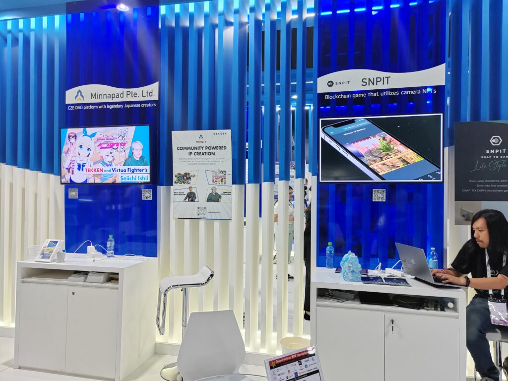 The pavilion, titled “J-Starup”, had a total of 18 Japanese tech companies that are specialized in AI, machine learning, education, telecommunications, gaming, virtual reality, Web 3, and more. (Supplied)