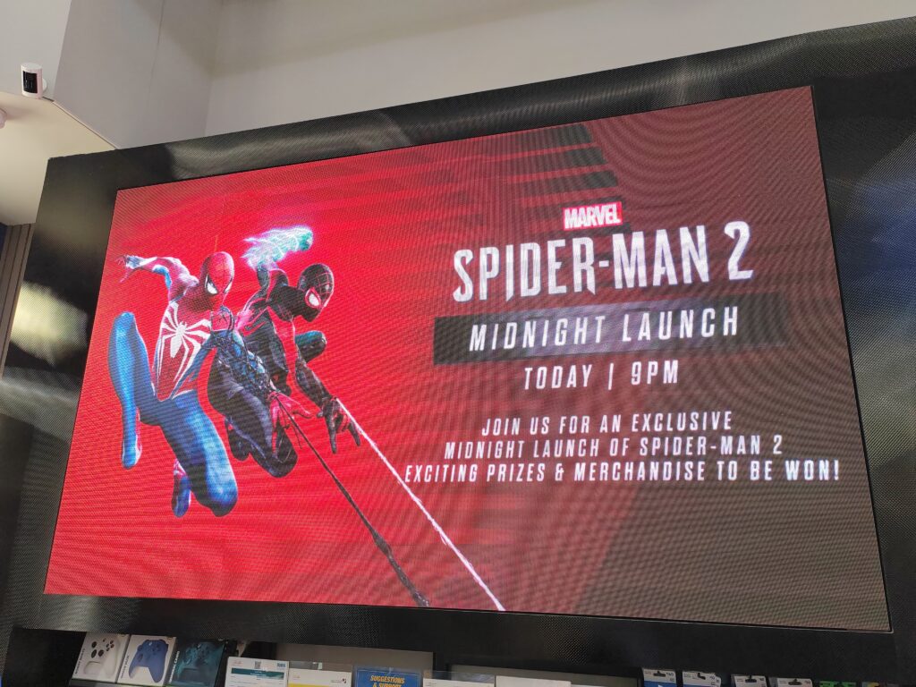Spider-Man 2 is available now on PS4 and PS5 with a full Arabic version, which includes Arabic voice acting, menus, and texts, in the Middle East region. (Supplied)