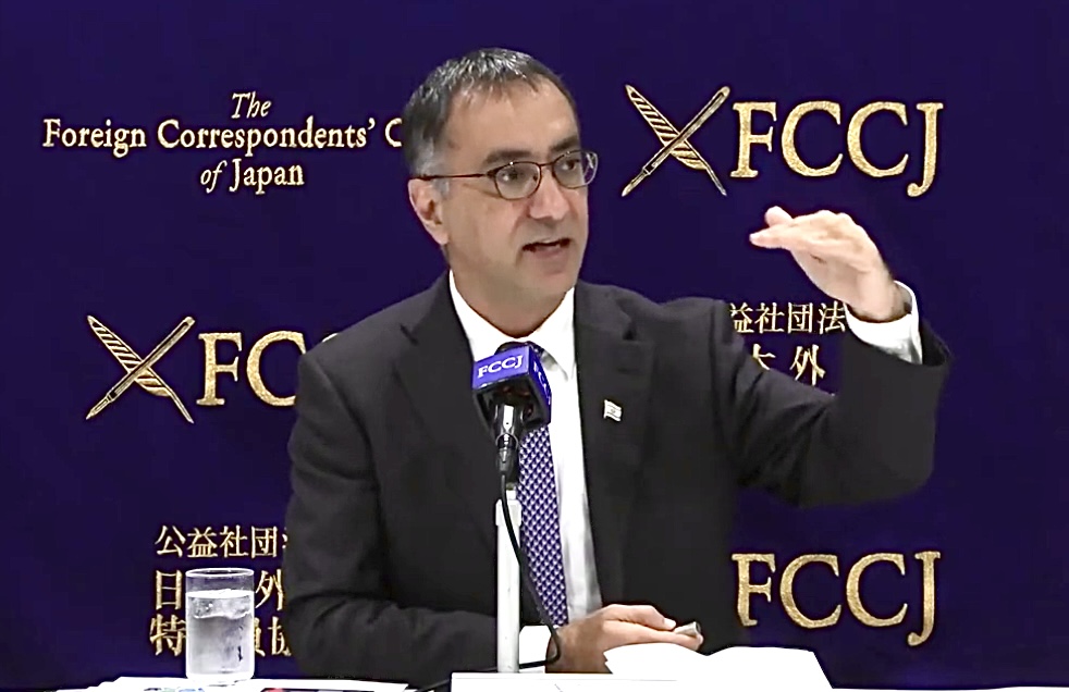 Israeli Ambassador to Japan Gilad Cohen. (ANJ)