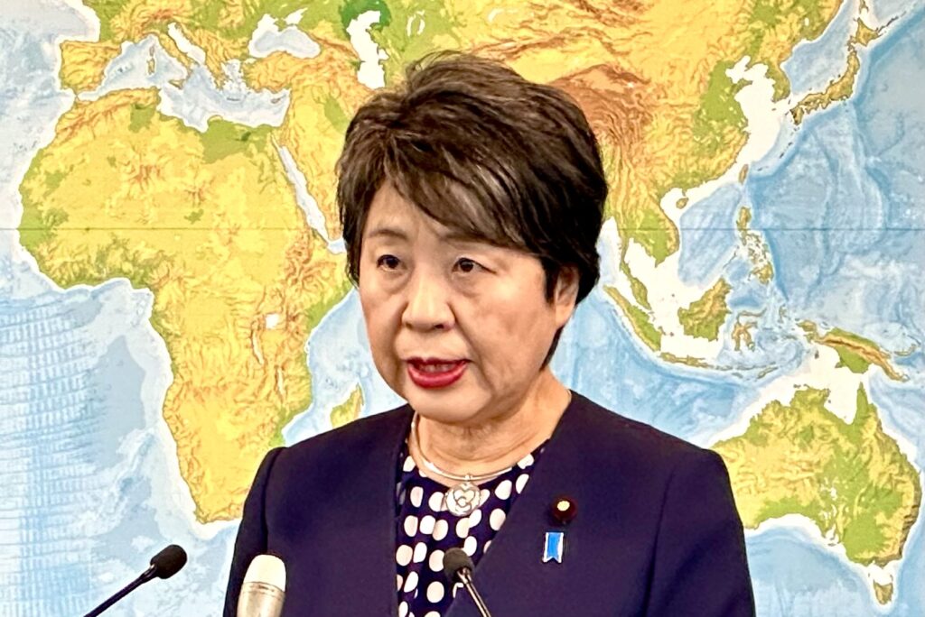 Foreign Minister KAMIKAWA Yoko. (ANJ)