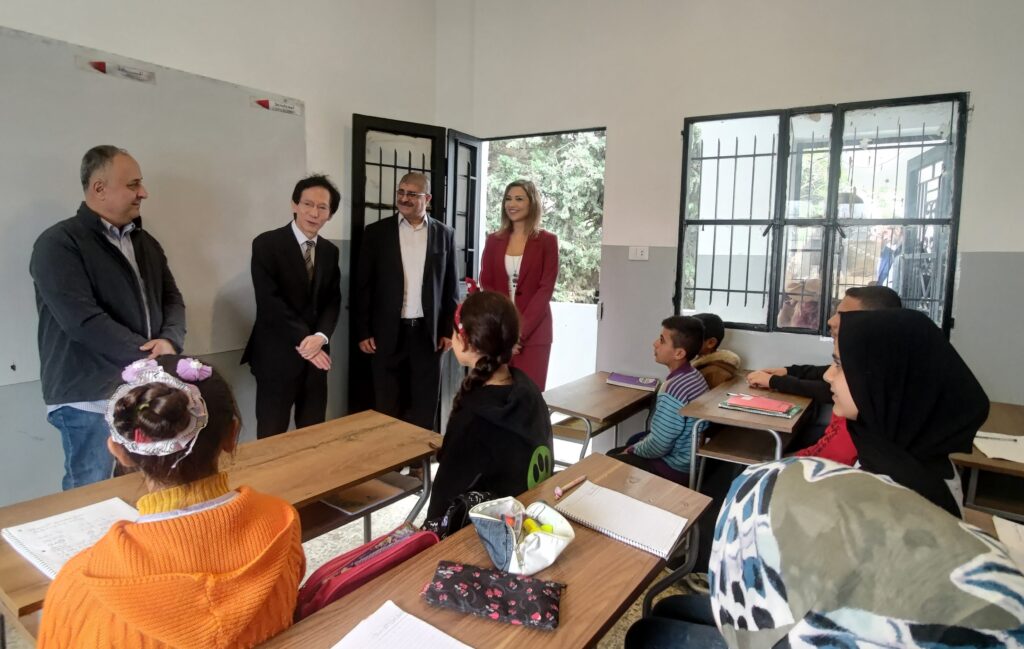 Ambassador MAGOSHI said in a speech that this initiative was important to improve the educational environment for vulnerable children. (Supplied)