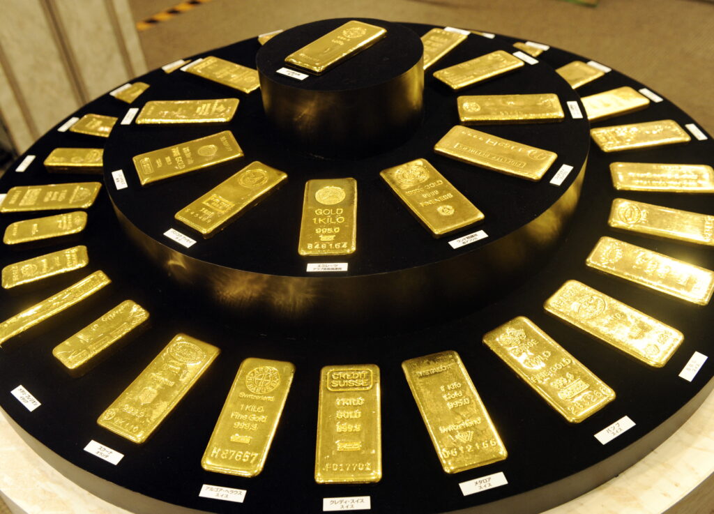 Yen-denominated gold prices rose sharply also on the back of a surge in New York gold futures, regarded as a global benchmark, late last week. (AFP)