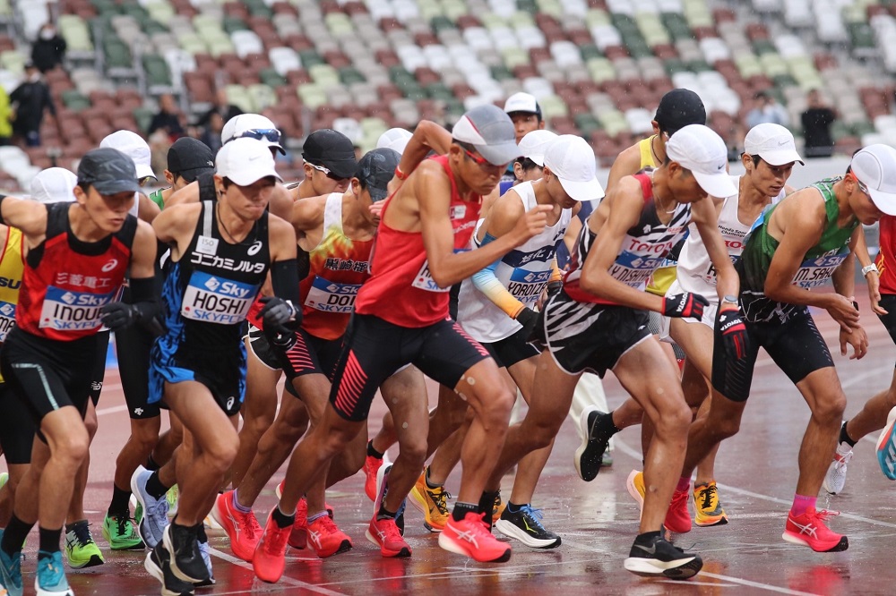 Four Japanese marathon runners qualified for the Paris Olympic Games after competing in the Marathon Grand Championship in Tokyo on Sunday. (ANJ/ Pierre Boutier)