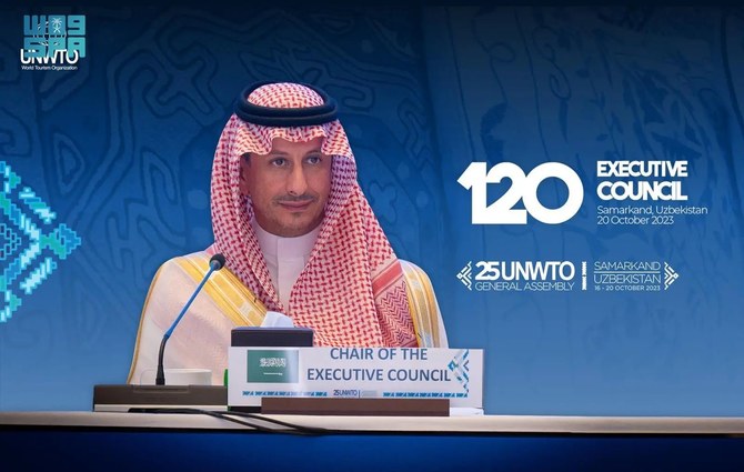 The Executive Council of the UN World Tourism Organization has endorsed the re-election of Saudi Arabia as its president for 2024. (SPA)