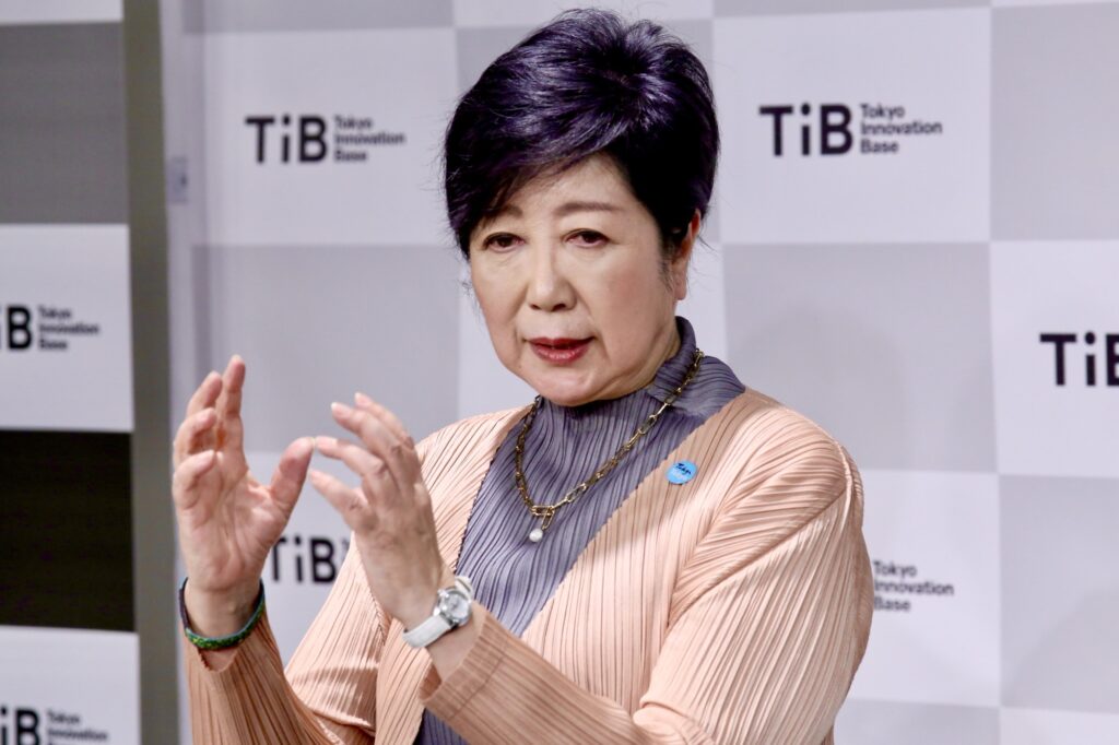 At the Sushi Tech Space in the Yurakucho district near Ginza, the conference attracted players in the digital economy from the Ministry of Economy and Finance, the Ministry of Technology and Education and the Tokyo Metropolitan Government. (ANJ/ Pierre Boutier)  