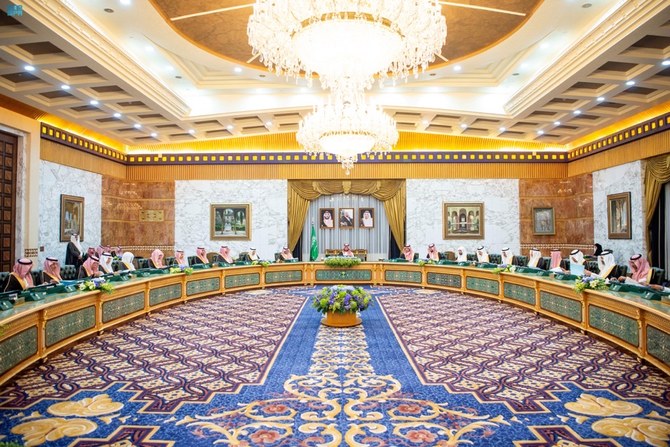 Crown Prince Mohammed bin Salman chaired the session of ministers on Tuesday. (SPA)
