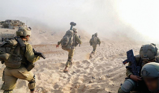 Battles between Israel and Hamas continued in Gaza on Tuesday. (AFP)
