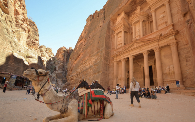 Since the Oct. 7 assault by Hamas on Israel and the subsequent Israeli retaliation against the Palestinian enclave, flight bookings to Jordan are down by half. (Reuters)