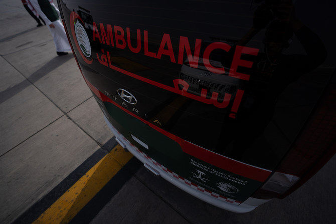 The ambulances are part of a fleet of 20 emergency vehicles scheduled to arrive via El-Arish International Airport. (Supplied)