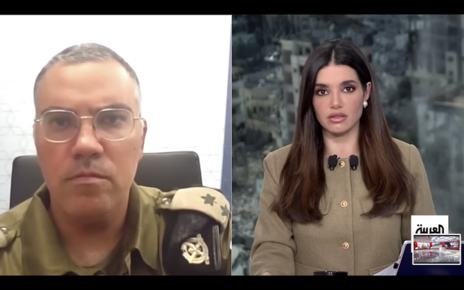 Lebanese Al-Arabiya news anchor Layal Alekhtiar has described the issuing of a warrant against her as a “blatant political prosecution,” after she sparked controversy on Oct. 12 when she interviewed IDF spokesperson Avichay Adraee. (File)