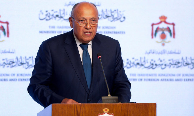 Egypt’s Foreign Minister Sameh Shoukry is embarking on a tour of the capitals of several permanent members of the UN Security Council. (Reuters)
