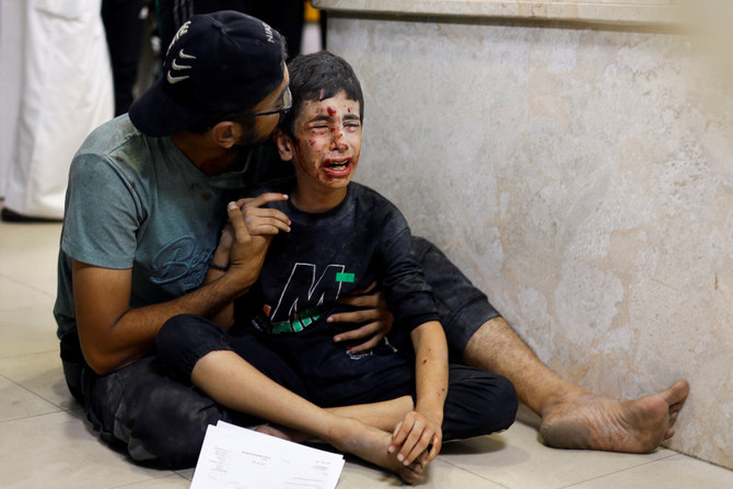 Some 1.7 million people, nearly three quarters of Gaza’s population, have been displaced, with 900,000 packing into crowded UN-run shelters. (File/Reuters)