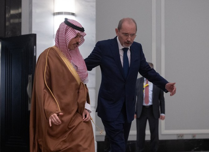 Saudi Foreign Minister Faisal bin Farhan said we need to stop the bloodshed of unarmed civilians. (SPA)