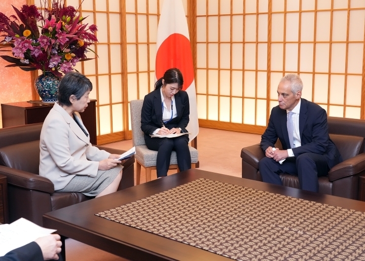 Both sides agreed to continue to work closely with each other on the issue, according to the Foreign Ministry. (AFP)