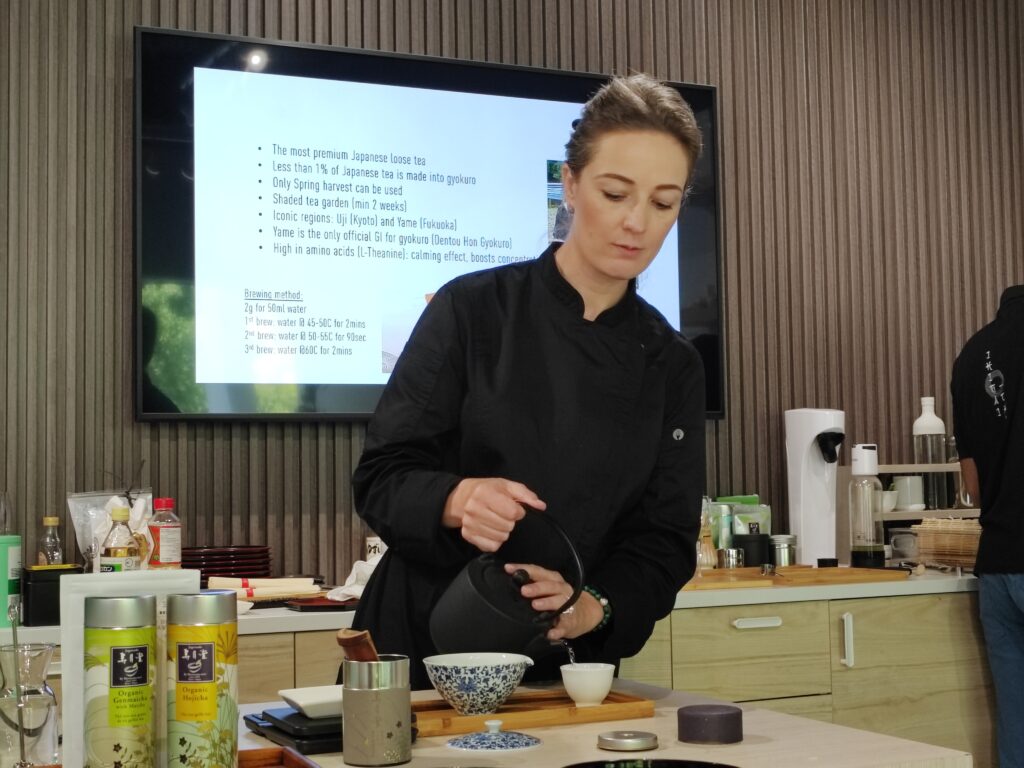 Held four times a year, the masterclass offers a fully hands-on opportunity to prepare a selection of specially curated Japanese dishes and brew authentic Japanese teas served in artisan pottery. (Supplied)