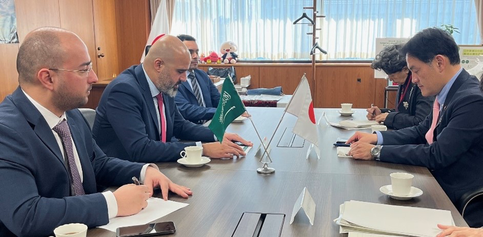 Saudi-Japan Vision 2030 consists of projects that involve both the public and private sectors and contribute to the growth strategies of both countries. (METI)