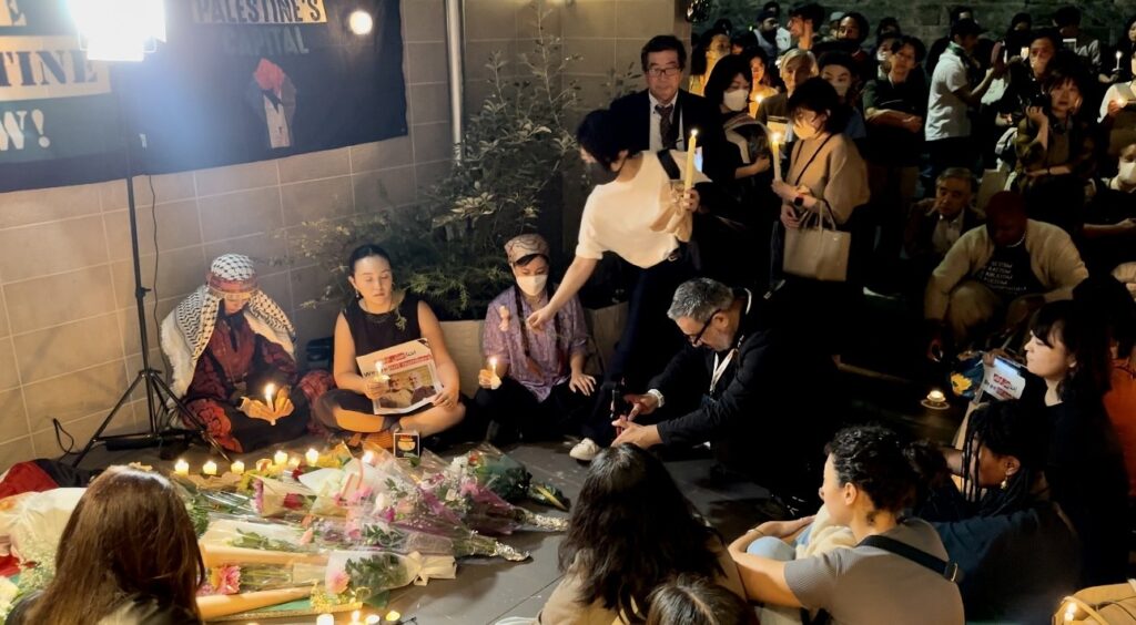 To honor the thousands of Palestinian victims of the conflict in Gaza, an evening of Remembrance was held at Tokyo's Palestinian Embassy on Saturday. (ANJ)