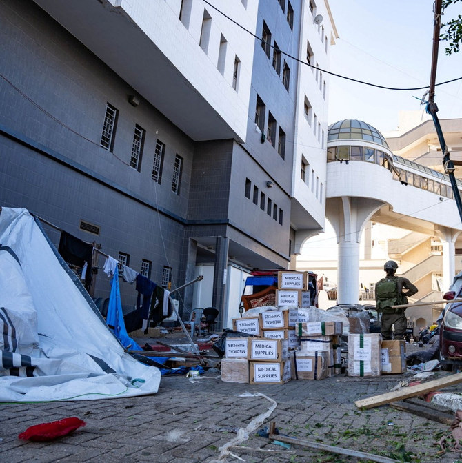 Israeli troops on Wednesday stormed into Gaza’s largest hospital searching for evidence of Israeli claims that militant group Hamas had been operating inside and beneath the facility. (File/Reuters)