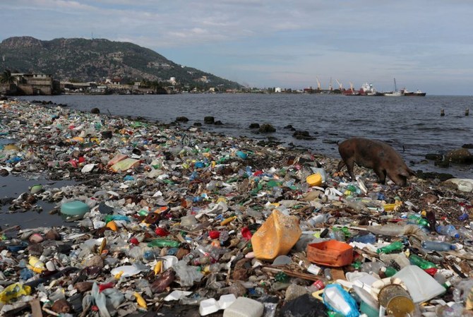 It may be up to the plastics industry to engage more heavily in helping to clean up oceans and beaches (File/Reuters)
