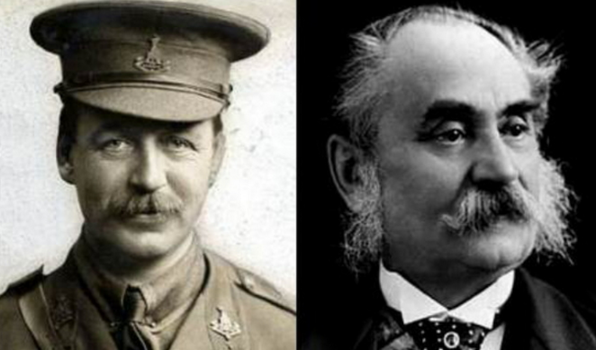 Mark Sykes and Francois Georges-Picot. (Wikimedia Commons)