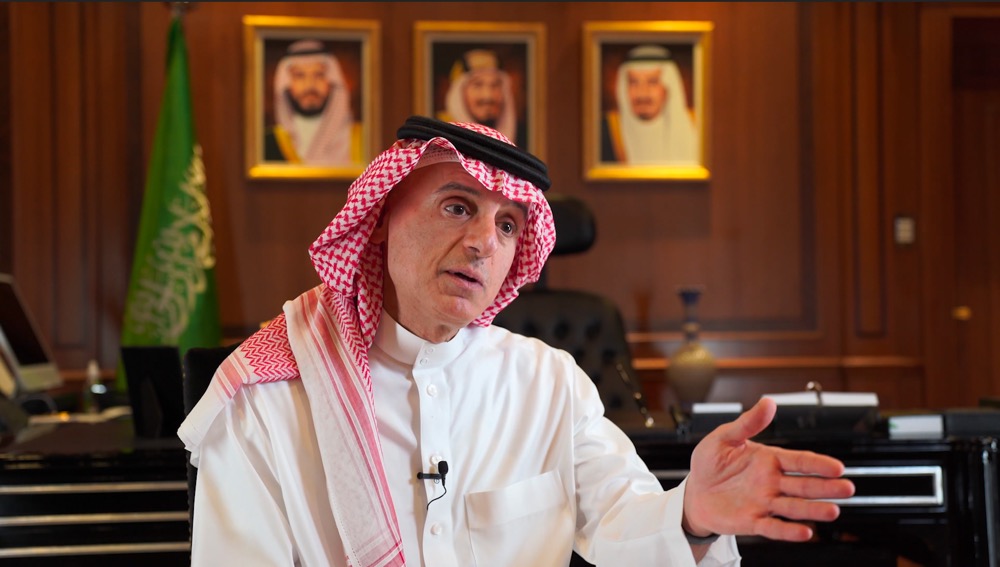 “Saudi Arabia has not just been talking. We are actually doing, and we are actually investing. And the results are clear for everyone to see,” Al-Jubeir said. (AN photo/Abdulrahman bin Shulhub )