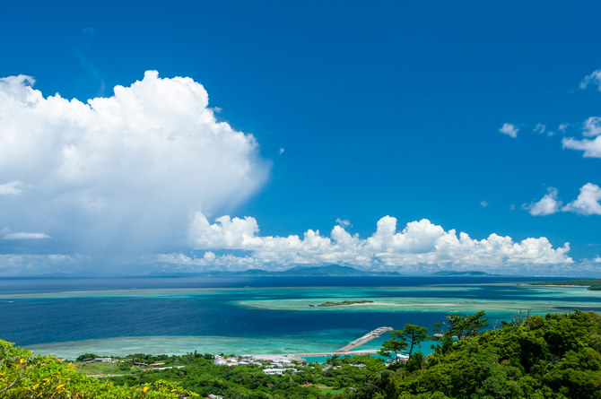 Aerial view of Iriomote island in Okinawa, Japan. (Shutterstock)