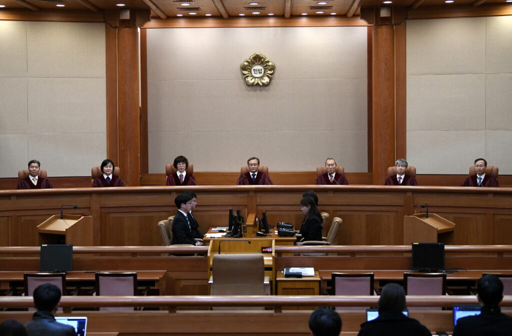 The ruling, issued by the Seoul High Court on Nov. 23, is seen as unlikely to cause friction between Japan and South Korea, as it seems difficult for the plaintiffs to take action to seize the Japanese government's assets. (AFP)
