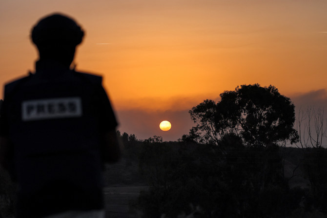 At least 75 Palestinian journalists and media workers had been killed by Israel since the beginning of the war. (AFP)