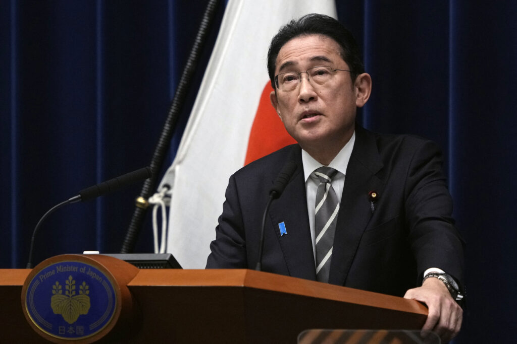 Fiscal 2024 will mark the second year of Prime Minister KISHIDA Fumio's initiative to thoroughly beef up the country's defense capabilities. (AFP)