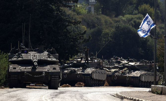 Hostilities escalated on Monday on the southern front of Lebanon between Hezbollah and the Israeli army. (Reuters)