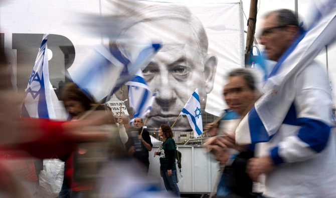 Prime Minister Benjamin Netanyahu is accused of bribery and fraud. (AP)