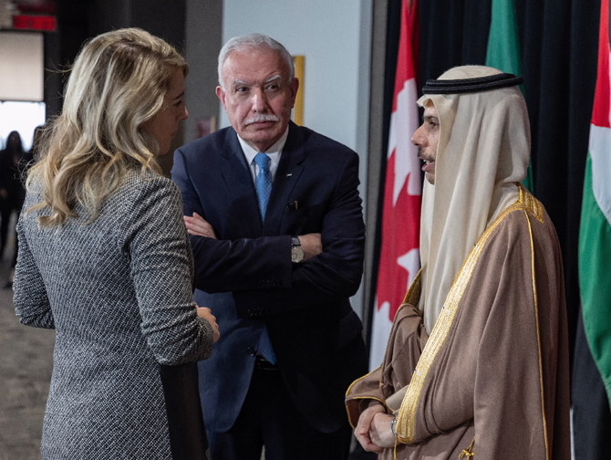 The delegation was headed by Saudi Foreign Minister Prince Faisal bin Farhan. (Ekhbariya TV)