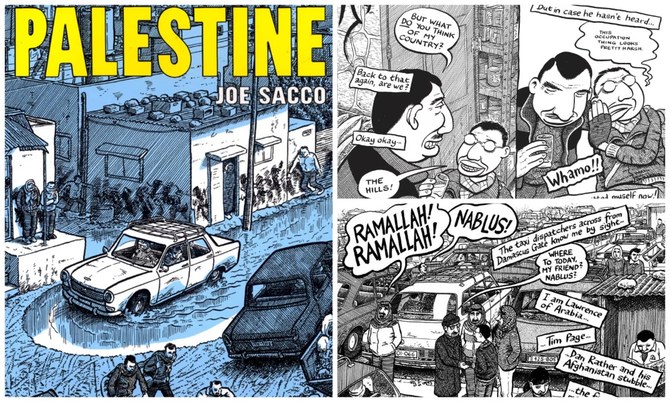 A graphic novel looking into Gaza that was published in 2003 has rushed back into print after the conflict broke out between Israel and Hamas in October. (Screenshots/Joe Sacco)