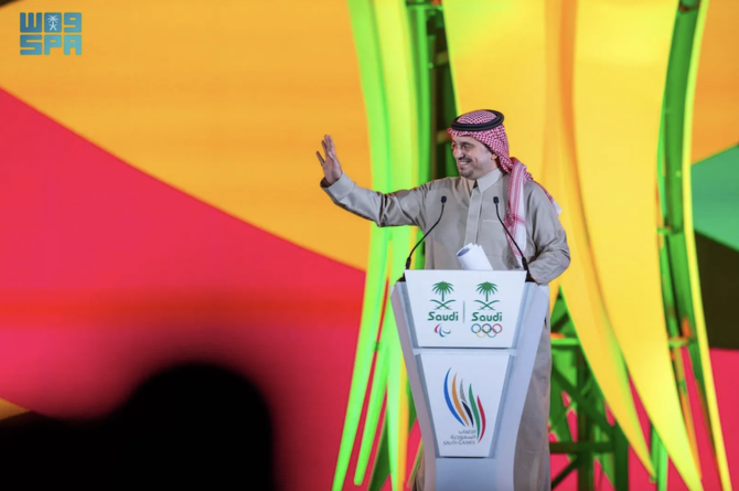 Prince Fahd bin Jalawi bin Abdulaziz, vice president of the Saudi Olympic and Paralympic Committee and director of the Saudi Games, on Sunday announced the third edition of the games. (SPA)