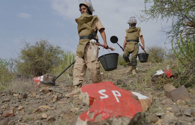 Masam special teams destroyed 618 unexploded ordnance, 110 anti-tank mines, four anti-personnel mines, and one explosive device. (Supplied)