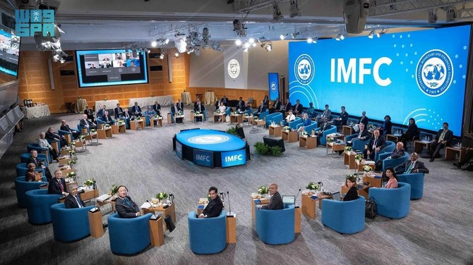 IMFC has selected Saudi Arabia’s Minister of Finance Mohammed Al-Jadaan as the new chair of the committee. (SPA)