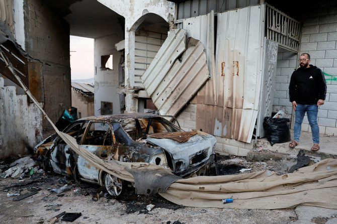 Israeli forces raided a refugee camp in the occupied West Bank city of Jenin and desecrated a mosque there. (Reuters)