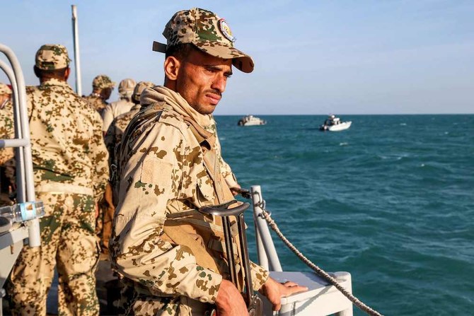 Yemeni coastguard personnel of the internationally-recognized government have stepped up patrols in Red Sea to ward of Houthi attacks. (AFP)