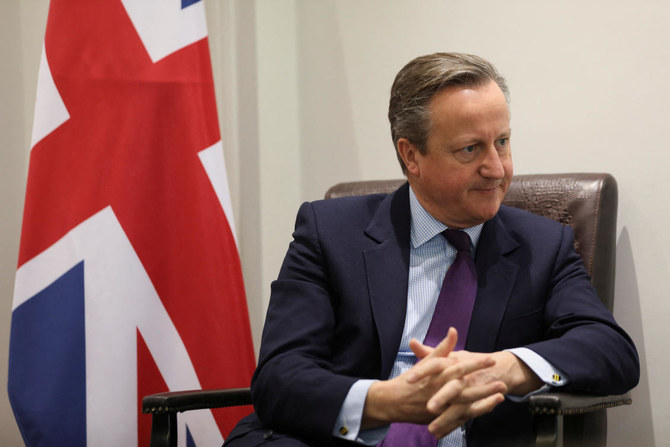 British Foreign Secretary David Cameron. (Reuters)