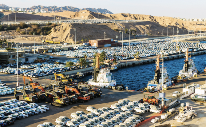 Attacks on Red Sea commercial shipping by Yemen’s Houthi militia in response to Israel’s bombardment of Gaza is likely to hit the Israeli economy as vessels bypass Port of Eilat. (Shutterstock)