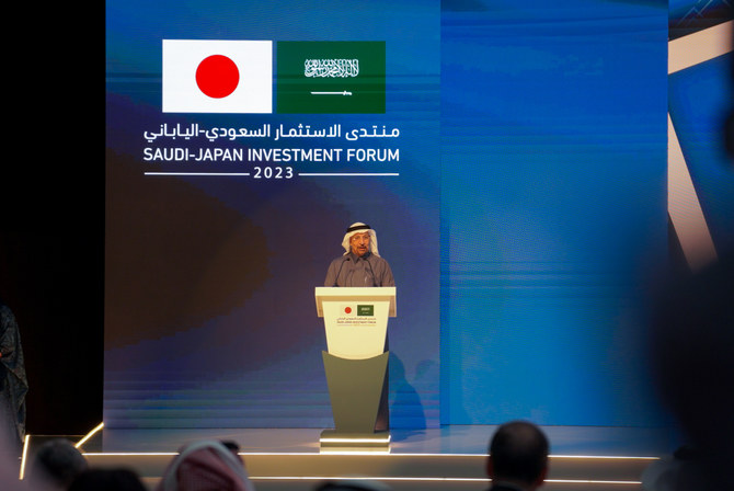 Speaking at the Saudi-Japan Investment Forum 2023 in Riyadh, Investment Minister Khalid Al-Falih said Japan is the first country to have received a consignment of blue ammonia from the Kingdom. AN photo