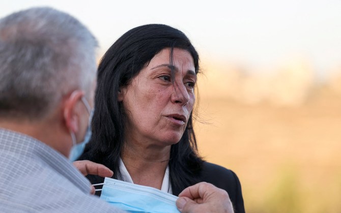 Jarrar was elected in 2006 to the Palestinian assembly as a PFLP representative, and has long been an advocate of women’s rights.(AFP)