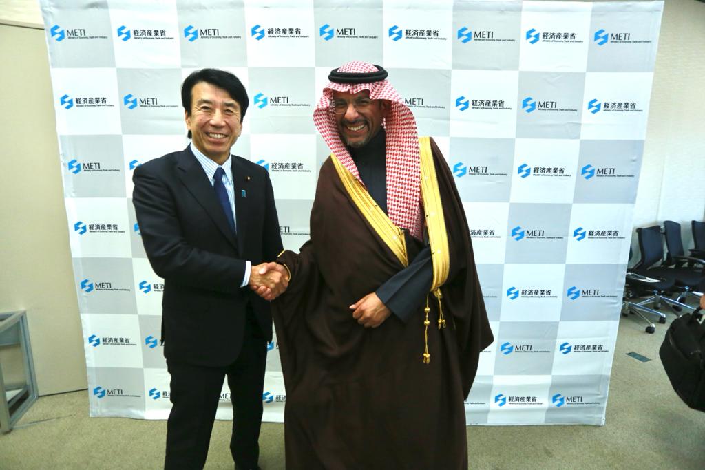 Saudi Minister AlKhorayef is visiting Japan and had meetings with and visits to several Japanese industrial companies. (Supplied)
