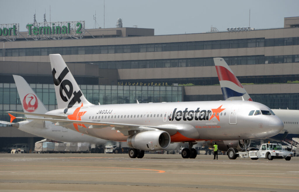 Jetstar's international flights are not being affected by the labor strike. (AFP)