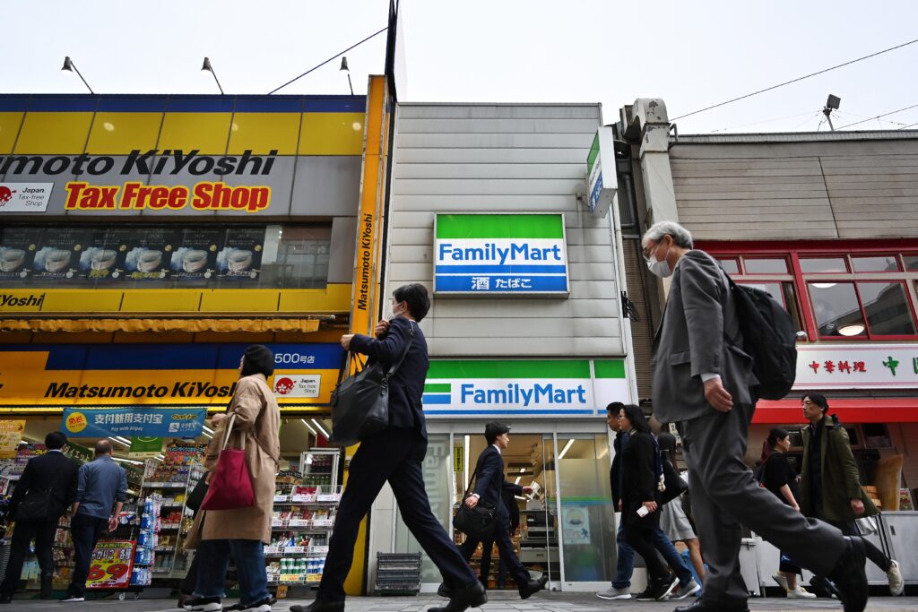 About 150 FamilyMart employees have been dispatched to restore the stores' operations.