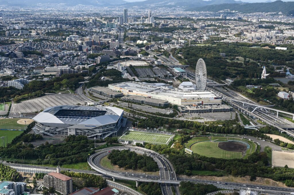 Singapore became the first participating country to begin such construction among about 60 nations that aim to build Type A self-built pavilions. (AFP)