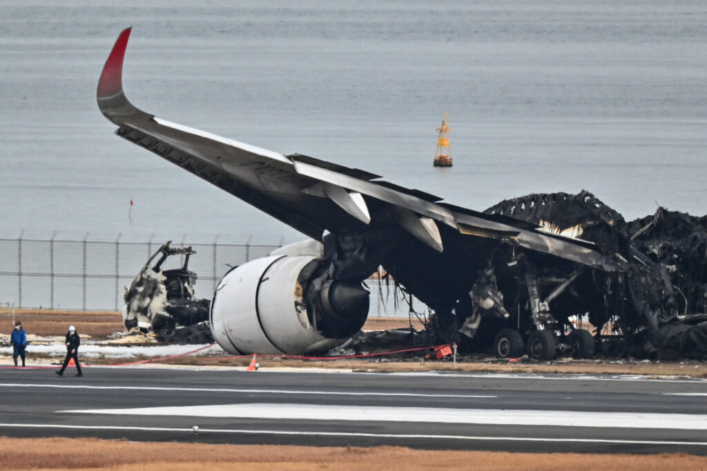 Airbus said the A350 involved in the accident was delivered to JAL in November 2021. (AFP)