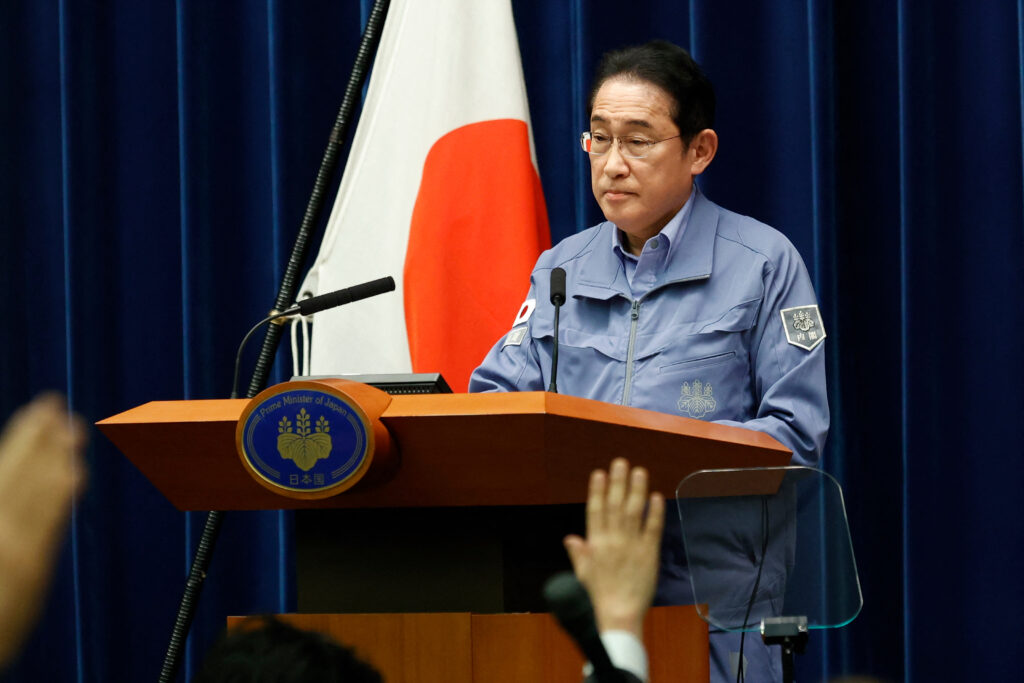 Kishida said that the task force will compile an interim report on political reform by the end of this month, and that the party will submit a related bill to the Diet, Japan's parliament, if necessary. (AFP)