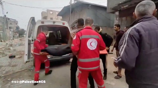 (Palestine Red Crescent Society/Reuters)