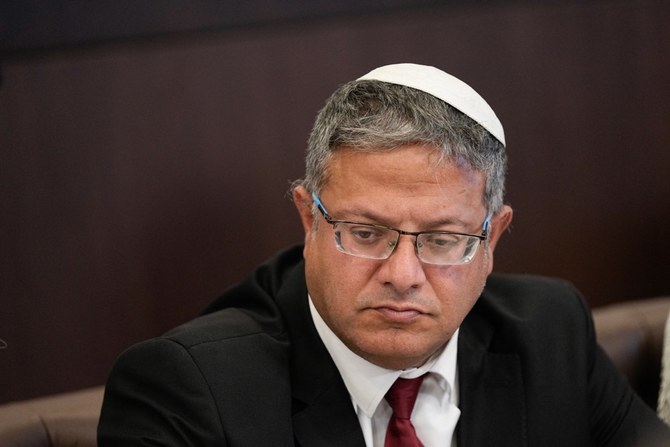 Israeli National Security Minister Itamar Ben Gvir. (AFP/File)